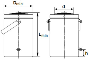 Hydraulický válec Z321 Hydraulický válec Z321